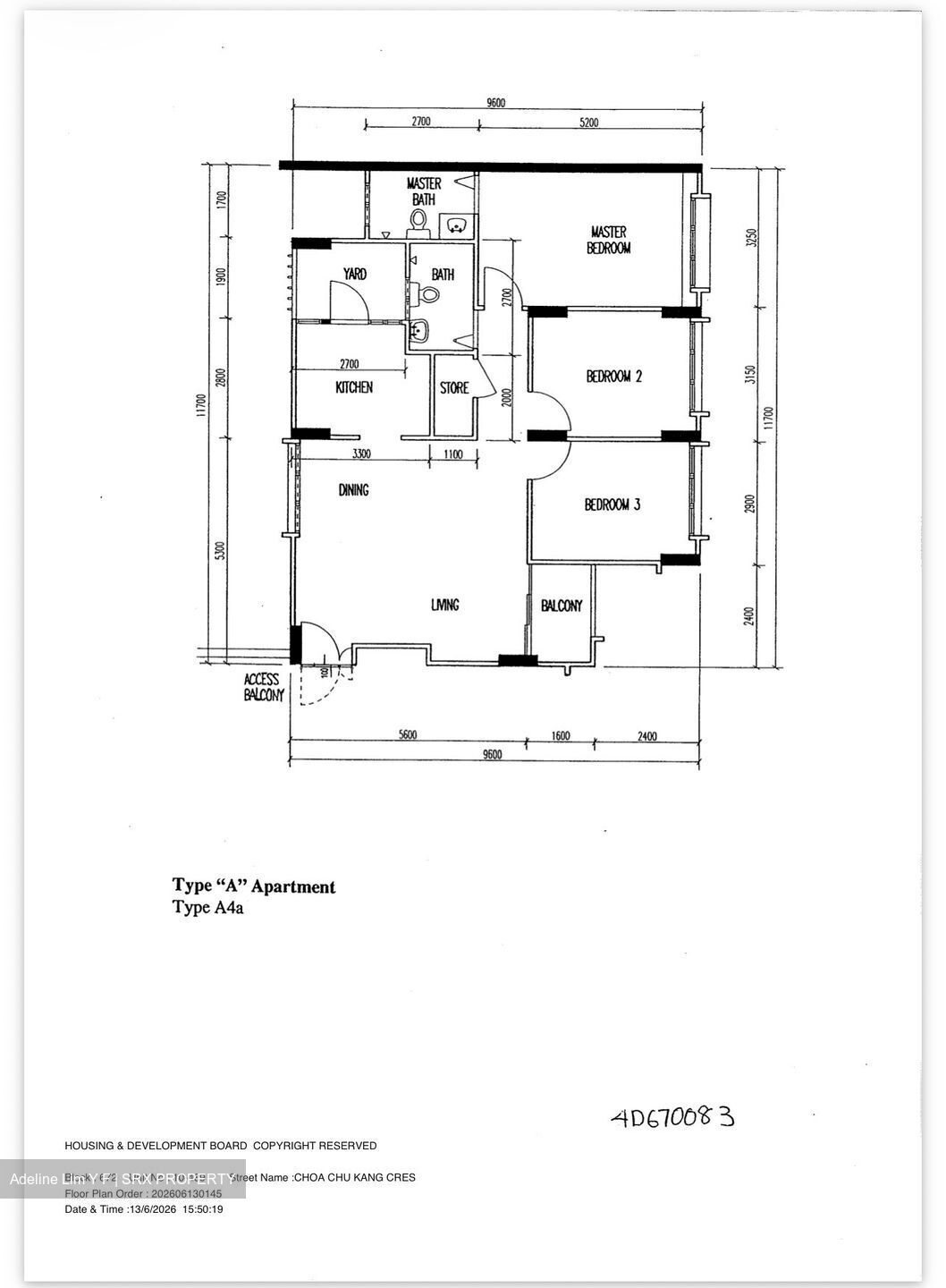 Blk 672 Choa Chu Kang Crescent (Choa Chu Kang), HDB 4 Rooms #600247061